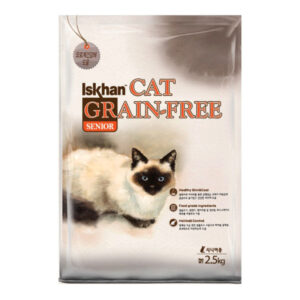 Iskhan 益健無穀物雞肉三文魚老貓糧 2.5kg