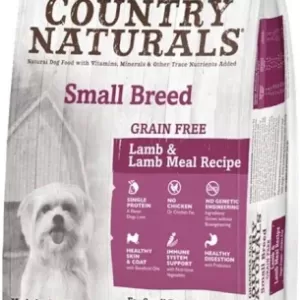 Country Naturals-中小型犬-無穀物防敏-精簡配方-羊肉-(4lbs-14lbs)