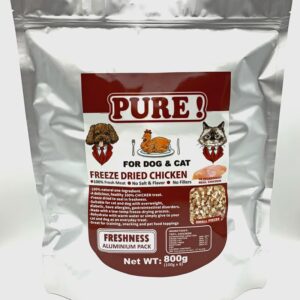 Pure! FD凍乾純雞肉粒 (防潮鋁袋) 800g