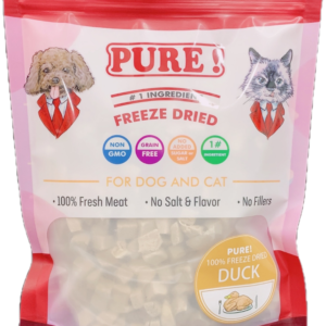 Pure! FD凍乾純鴨肉粒 100g