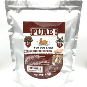Pure! FD凍乾純雞塊 (防潮鋁袋) 800g