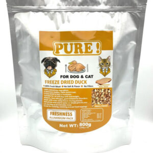 Pure! FD凍乾純鴨肉粒 (防潮鋁袋) 800g