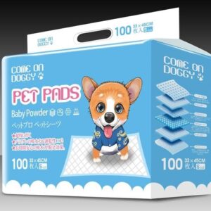 Come On Doggy 精靈狗 – 爽身粉香味1.5呎寵物尿墊 (33*45cm)