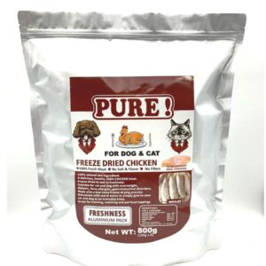 Pure! FD凍乾純雞胸 (防潮鋁袋) 800g