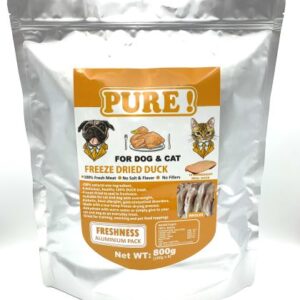 Pure! FD凍乾純鴨肉胸 (防潮鋁袋) 800g