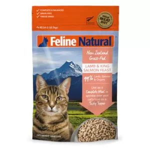 K9 Feline Natural 凍乾貓糧 – 羊肉三文魚盛宴 320g