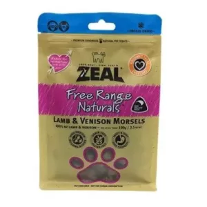 Zeal 紐西蘭 – 無穀物冷凍脫水羊+鹿純肉 100g