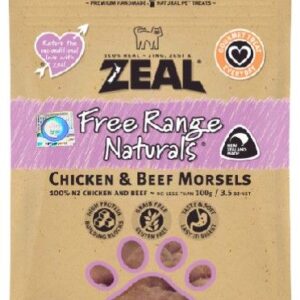 Zeal 紐西蘭 – 無穀物冷凍脫水雞+牛純肉 100g