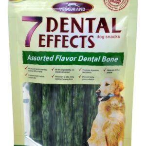 VegeBrand - 7重高效美味什錦潔齒 軟條 4" 100g (12支) (綠)