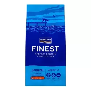Fish4Dogs Finest 沙甸魚無麩質低敏配方（細粒）1.5kg
