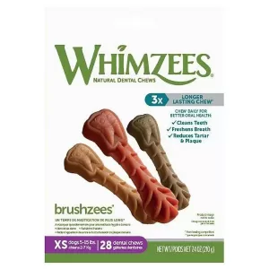 Whimzees 唯潔 - 快樂牙刷型潔齒骨（小型犬）