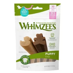 Whimzees 唯潔 - 幼犬專用可愛公仔潔齒骨(XS/S)