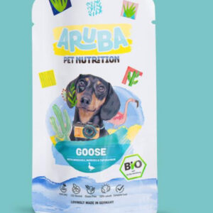 Aruba 有機鵝肉配西蘭花、紅莓和菊芋狗鮮食包 100g
