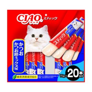 INABA CIAO 果凍條 (鰹魚 鰹魚節雜錦) 15g x 20pcs