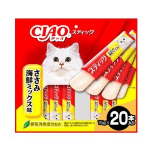 INABA CIAO 果凍條 (雞肉 海鮮雜錦) 15g x 20pcs