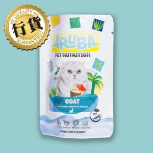 Aruba 山羊配南瓜、青瓜和螺旋藻貓鮮食包 70g