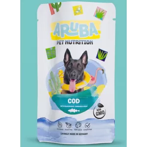 Aruba 鱈魚配蕎麥、捲心菜和褐藻狗鮮食包 100g