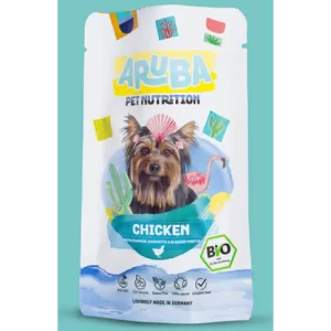 Aruba 有機雞肉配南瓜、青瓜和聖薊狗鮮食包 100g