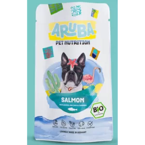 Aruba 有機三文魚配藜麥、小白菜和薑黃狗鮮食包 100g