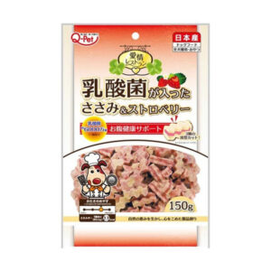 Q-pet 乳酸菌雞肉條 士多啤梨味 150g