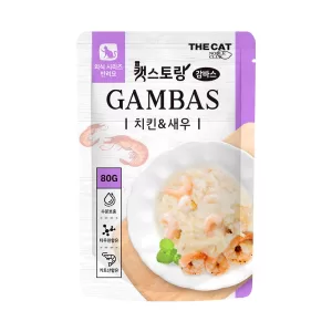 Vongole The Cat-韓國製-貓濕包-雞肉配蝦-70g