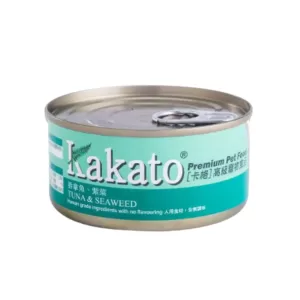 Kakato -罐頭- 吞拿魚紫菜 Tuna and Seaweed Canned (Dogs & Cats)-(70G-170G)