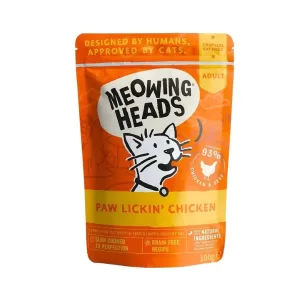 Meowing Heads-貓濕糧包-放養雞肉,草飼牛-100g