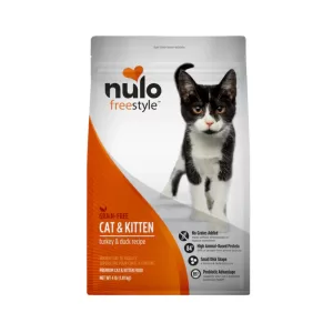 Nulo – 貓糧- 幼貓及成貓配方 -火雞, 鴨肉 – (2.3KG-5.5KG)