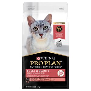 PRO PLAN - PURINA® - 貓乾糧 – 成貓美毛亮麗配方 - 三文魚-1.5KG