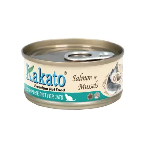 Kakato - 三文魚青口主食罐