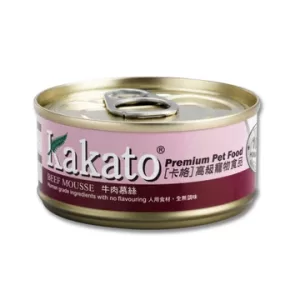 Kakato 卡格 -罐頭- 牛肉慕絲Beef Mousse (貓狗食用)罐頭 - 70G