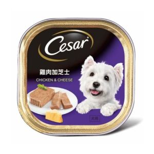 Cesar西莎-狗濕糧 - 純鮮肉系列 - 雞肉芝士-100g