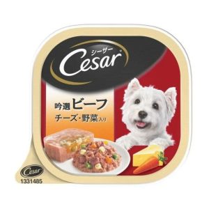 Cesar西莎-狗濕糧 - 料理系列 - 芝士野菜牛肉-100g