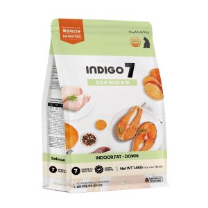 Indigo 7 室內貓專用-體重控制配方-三文魚+雞肉 -(1.4KG-5.2KG)