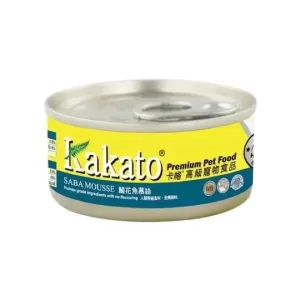 Kakato - 鯖花魚慕斯 Saba Mousse (Dogs & Cats) Canned-70g