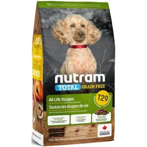 Nutram 加拿大紐頓- 狗乾糧 - T29 無穀物小型犬 - 羊肉小扁豆配方-(2KG-5.4KG)
