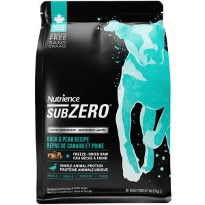 Nutrience SUBZERO - 單一蛋白無穀物 - 鴨肉及梨- 全犬糧 -(1.8KG-10KG)