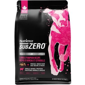 Nutrience SUBZERO  - 單一蛋白無穀物 - 羊肉及南瓜- 全犬糧- (1.8KG-10KG)