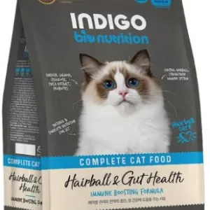 Indigo - 天然有機去毛球-益生菌腸道保護-三文魚雞肉配方-(2KG-6kg)