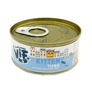 VIF-幼貓罐頭 - 吞拿魚配羊奶幕絲-75g