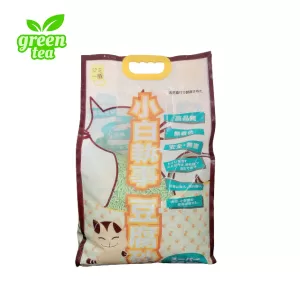 小白執事-豆腐貓砂-綠茶味-18L