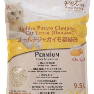 Royal Pet 148 - 黃金馬鈴薯-獸醫專屬配方-貓砂-原味 9.5L