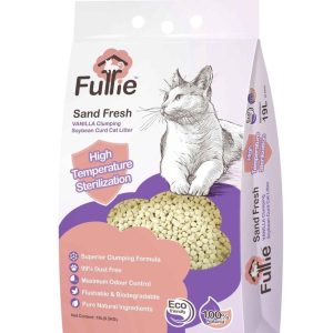 芙莉爾-幼條狀天然豆腐粟米貓砂-雲呢拿味-19L
