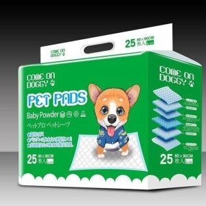 COME ON DOGGY - 超厚寵物尿墊-爽身粉味 60 x 90cm-25片