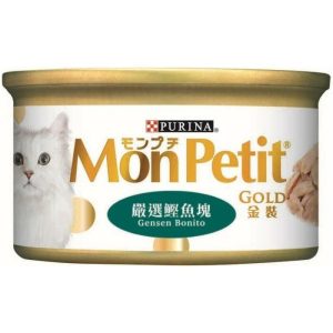 Mon Petit GOLD-貓濕糧 - 金裝 - 嚴選鰹魚塊-85g
