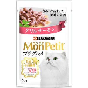 MonPetit-貓濕糧 - 三文魚-50g